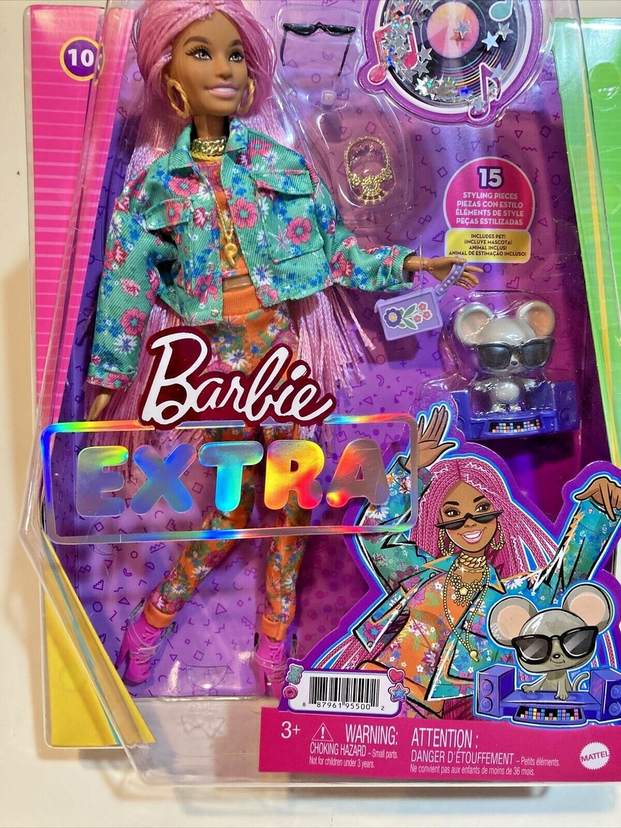 AA Long Pink Braids ~ Barbie extra 10 Mattel 2021 - Ships
