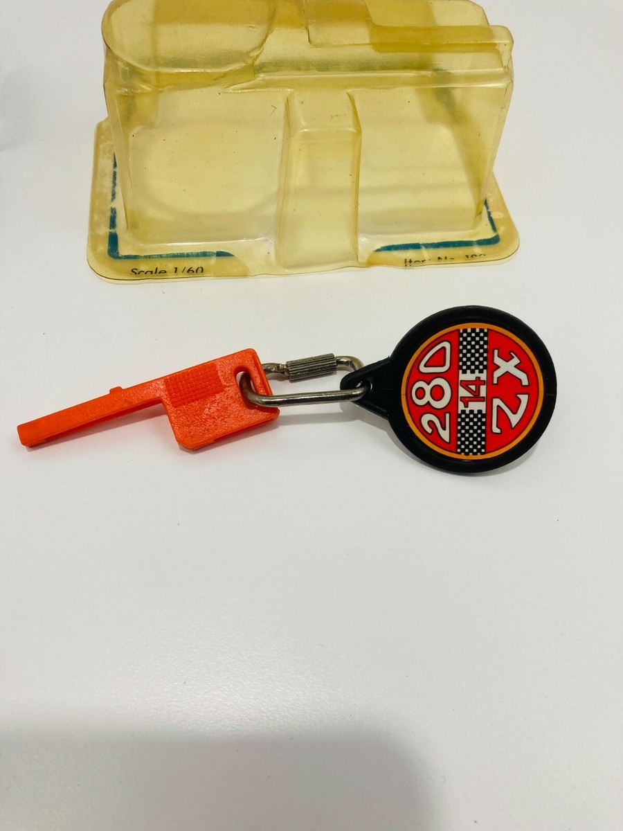 Vintage 1980 Kidco Team Nissan 280ZX Burnin Key Car 1:64 Toy