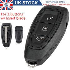 Replacement Car Key Fob Case Cover For Ford Fiesta Focus Mondeo Kuga B-Max S-Max