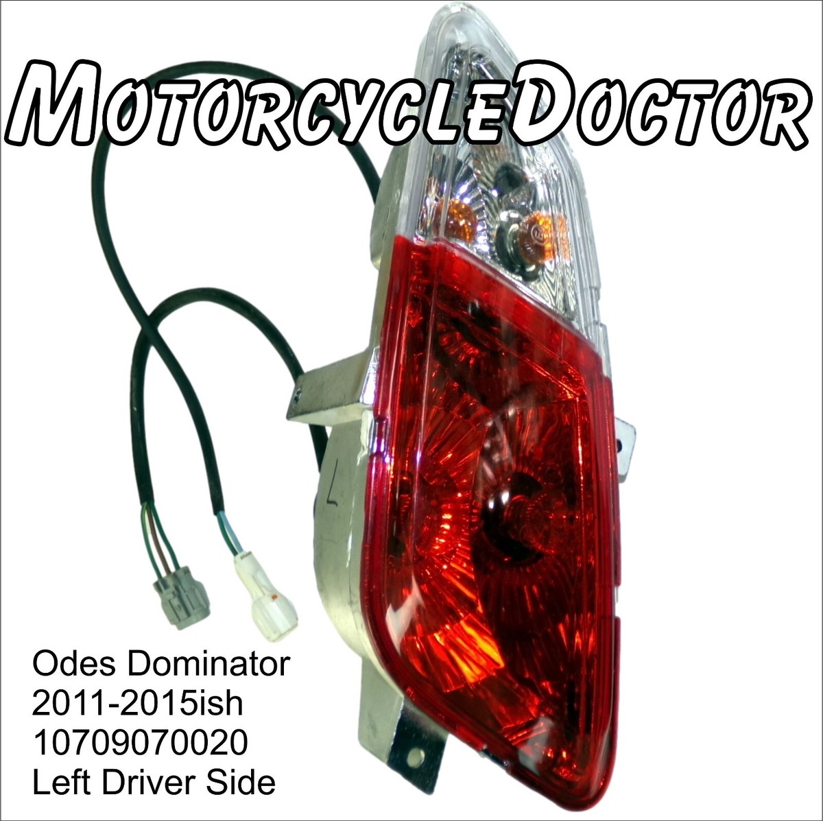 Dominator Street Stock Tail Red Left Side Dominator Street Stock Tail Red Left Side