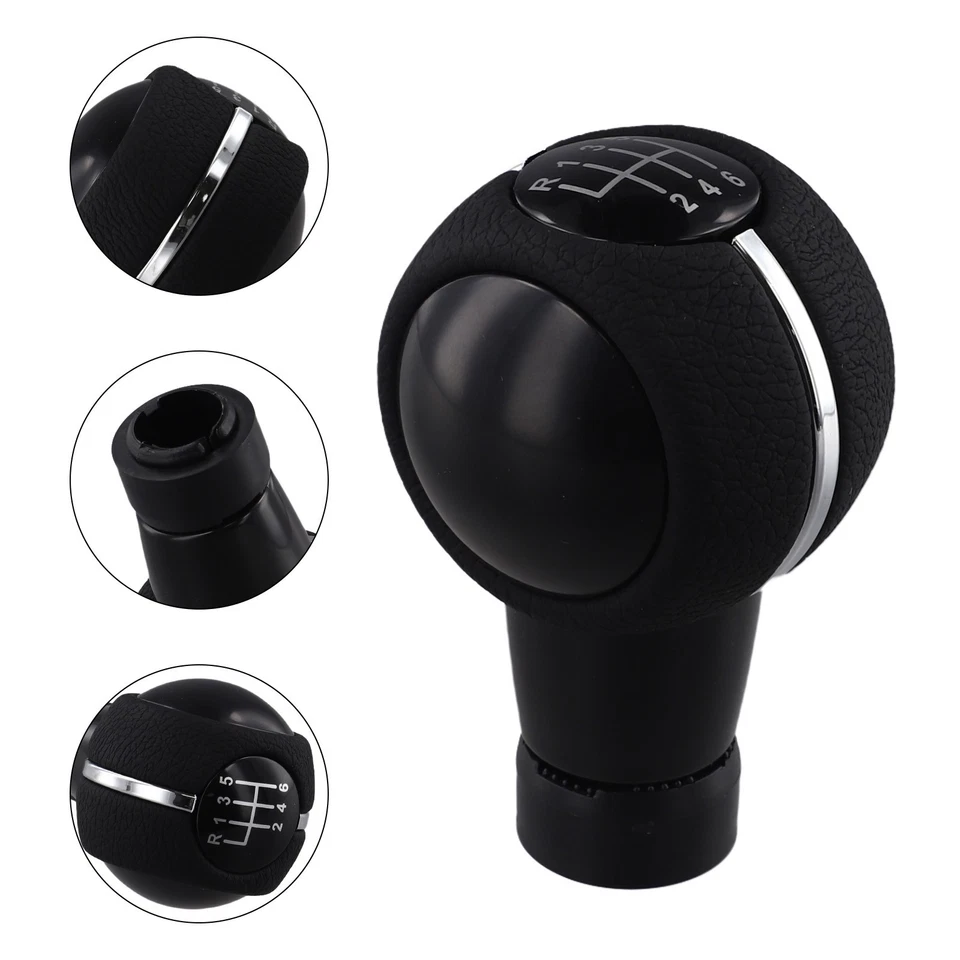 6-Speed Shift Knob Manual Shift Handle Long-lasting Performance Modern Look - Image 3 of 4