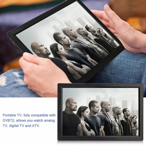 10/14 inch Portable 1080P HD TV Freeview HDMI Digital Television Player UK Plug - Picture 13 of 24