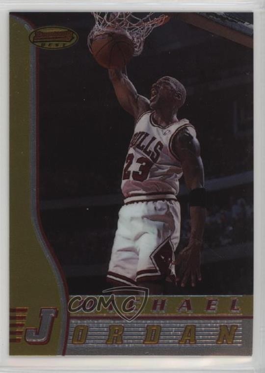 1996-97 Bowman's Best Michael Jordan #80 HOF 1o1v