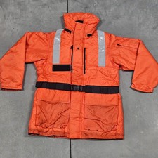 Mustang Survival MC1531 Float Jacket Large Orange Reflective Strips