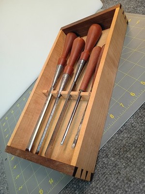 Vintage Lot Chisels Witherby Buck Wood Carving Tools Attic Find KY