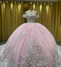 Exquisite Quinceanera Dresses Off The Shoulder Lace Appliques Party Ball Gown