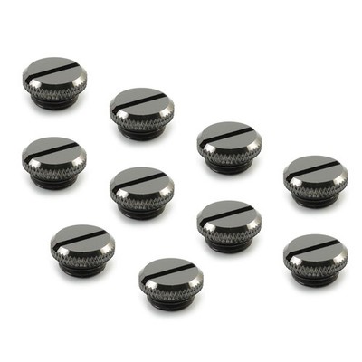 XSPC G1/4 Leerstecker V2 - Schwarz Chrom (10er Pack)