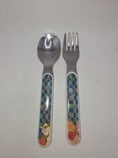 VTG Disney Winnie Pooh  Tigger Too Child Toddler Fork  Spoon Dragonflies
