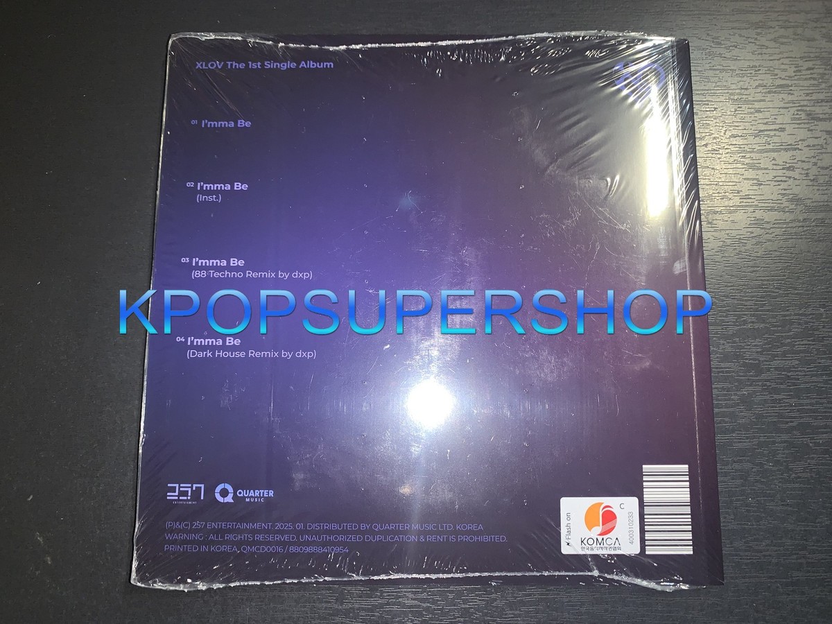 XLOV 1st Single Album I'mma Be CD Photobook Photocards New Sealed