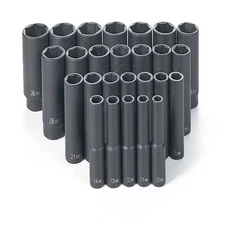1/2 In. Drive Deep Master Socket Set (26-Piece)