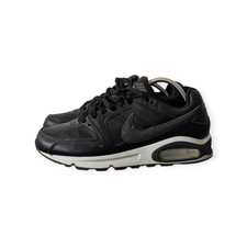 Nike Air Max Command Black Leather Sneakers Mens EU 42.5 UK 8 US 9 Trainers