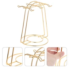 Iron Cup Drying Rack Mug Holder For Coffee Cups And Saucers Home Stand
