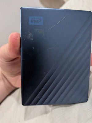 WD 5TB My Passport Ultra Blue Portable External Hard Drive USB-C wdbftm0050bbl-0
