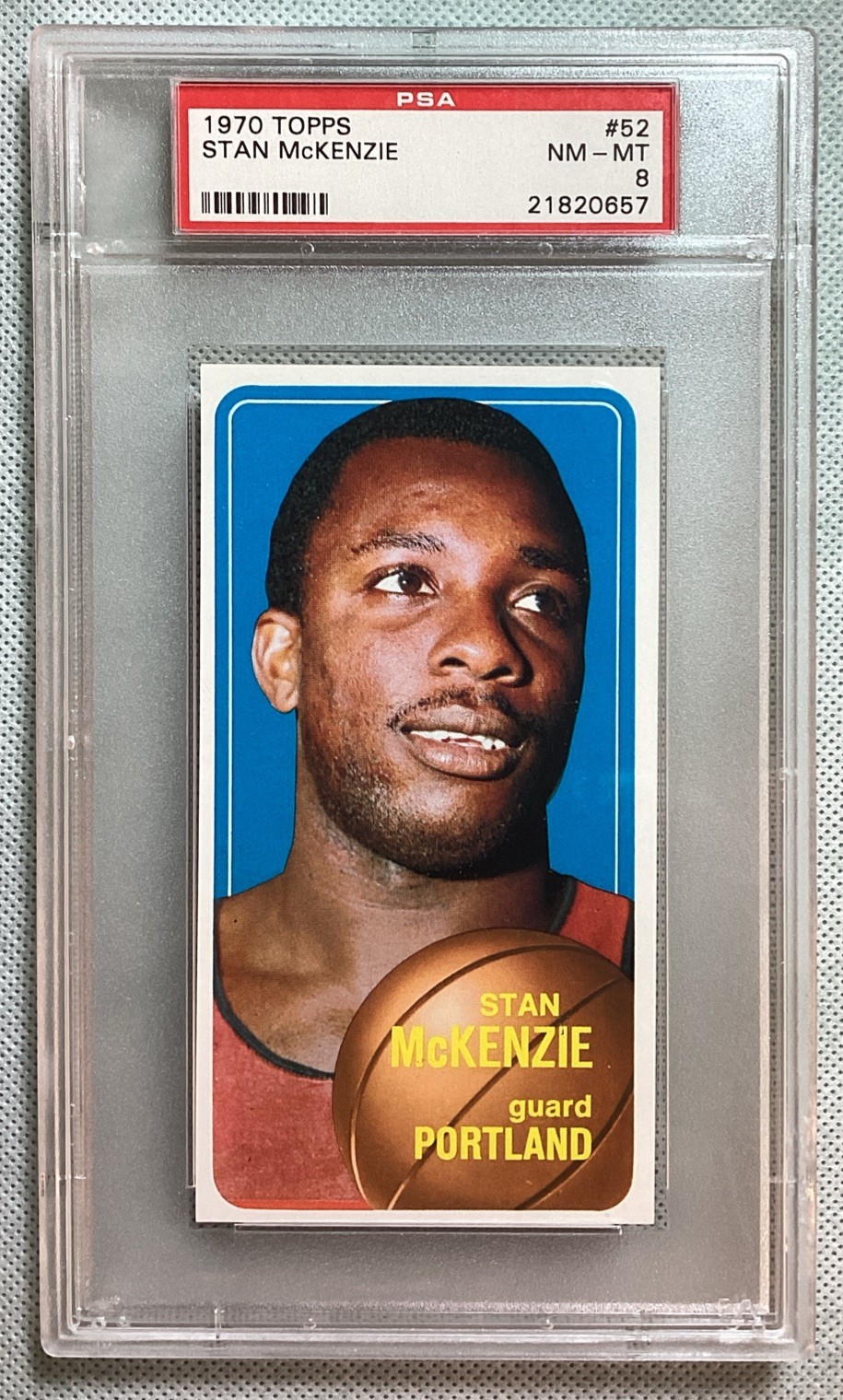 SET BREAK 1970 Topps STAN MCKENZIE #57 PSA 8 NM-MT Portland Trailblazers - 57