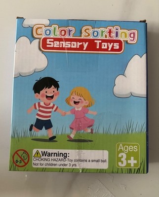 Farbsortier sensorisches Spielzeug für Kinder ab 3+