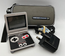 Game Boy Advance SP NES Edition with Charger In Case. (AGS-001)