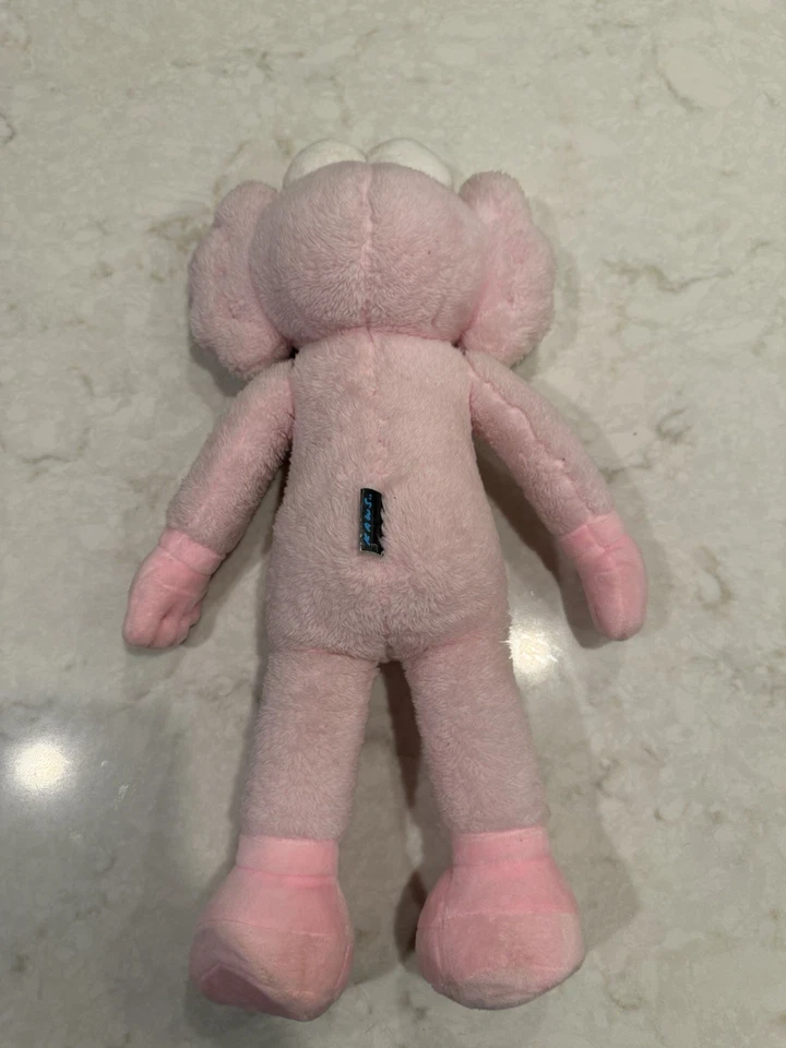 KAWS Companion BFF Peluche Rosa con Etiqueta 20" Foto 4 de 4