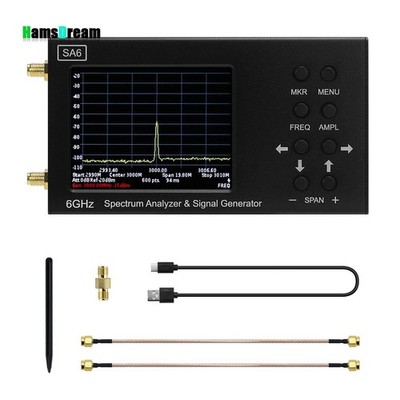 SA6 6GHz Spectrum Analyzer Signal Generator RF for WiFi 2G 4G LTE CDMA GSM GPRS
