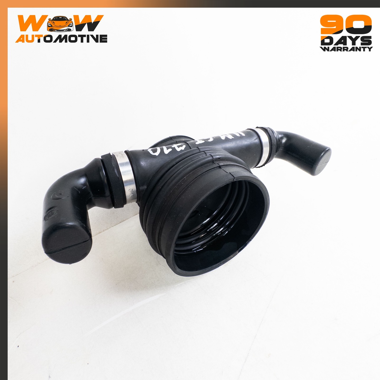 05-19 MASERATI GRANTURISMO AIR INTAKE DUCT PIPE HOSE BLACK ASSEMBLY OEM