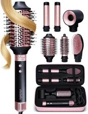 ELLA BELLA® 6 in 1 Professional Hot Air Styler • Powerful Hair Dryer & Straighte