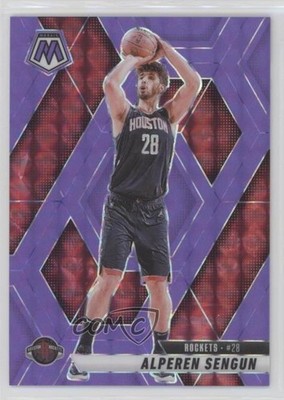 2024-25 Panini Mosaic Fluorescent Purple Prizm 57/249 Alperen Sengun #64 1jk7