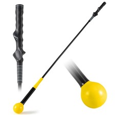 Golf Swing Trainer Aid, 47 Warm-up Practice S...