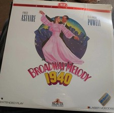 Broadway Melody of 1940 Laserdisc LD VG Condition