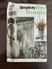 7183 UNCUT Simplicity Home Decorating Sewing Pattern Factory Folded Vintage