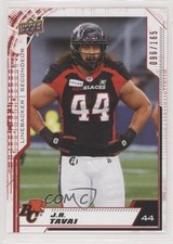 2020 Upper Deck CFL Red 96/165 JR Tavai #74 o1h