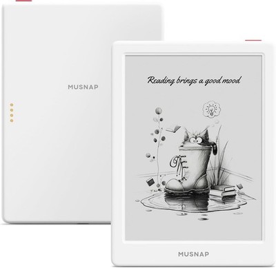 Musnap Neo 64GB+2GB eBook Reader, 6 E Ink ePaper-WHITE