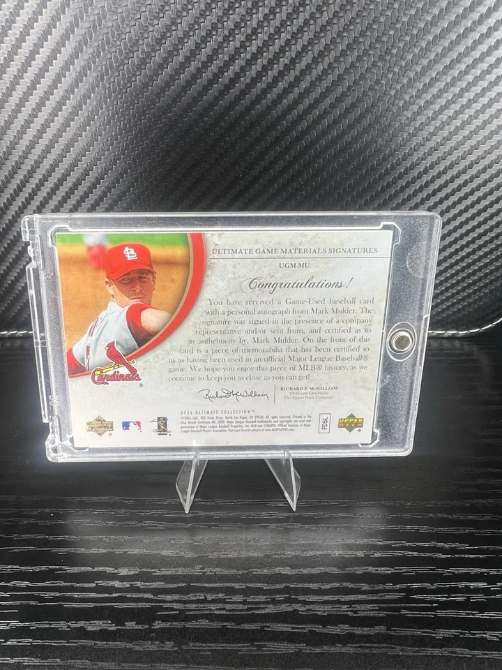 Parche Ultimate Game Patches Mark Mulder 2006 raro Cardenales de San Luis 27/35 Foto 2 de 2