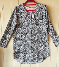 NWT Victoria Secret Cotton Blend Animal Print Gown Sleep Shirt Size S /P