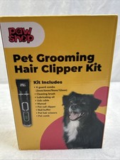 Dog Cat Pet Grooming Kit Rechargeable Cordless Electric Hair Clipper Trimmer Set