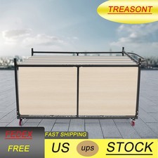 Rectangular Folding Table Cart Folding Table Trolley Table Cart Free Standing