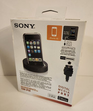 Sony Digital Media Port Cradle  Audio Dock for iPod iPhone  Black, TDM-iP50 