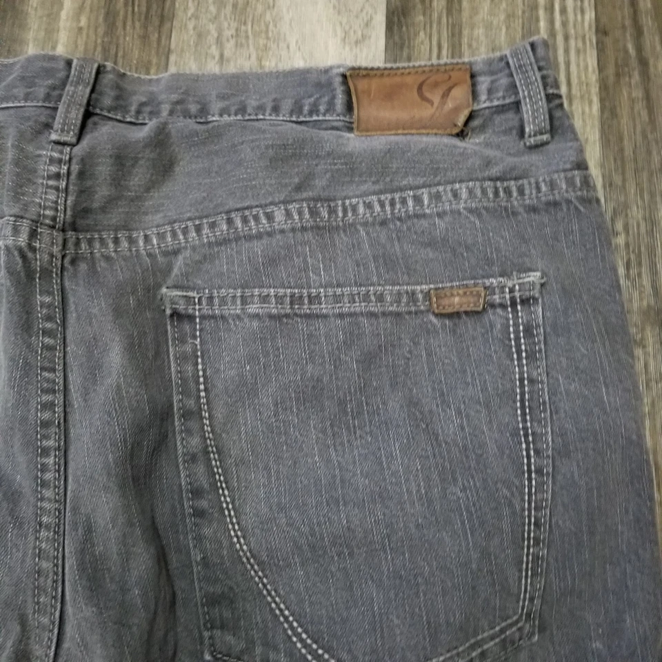 Pantalones Cortos Sean John 38 Negro Y2K Para Hombres De Colección Denim holgado patinador grunge hip-hop Foto 2 de 4