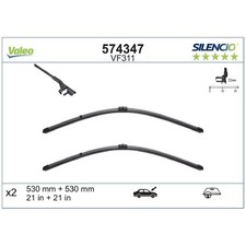 Valeo Scheibenwischer Set vorne 8N1955425D | 22474946
