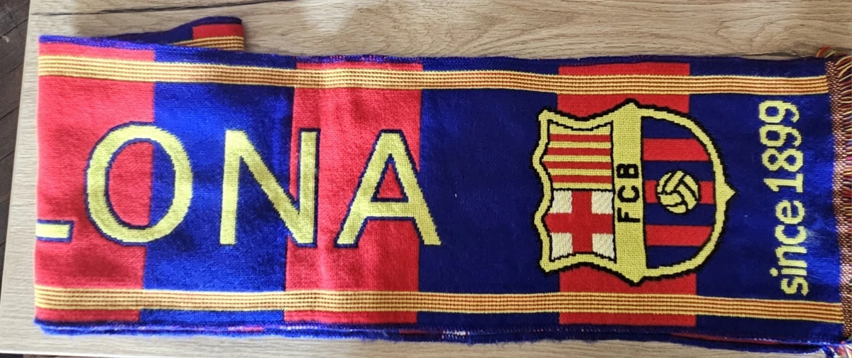 Écharpe FC Barcelone – Penya Blaugrana Roma – Daje Barça – Occasion Très Bon état