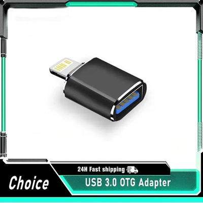 #ad USB 3.0 Otg Adapter For Iphone 15 14 13 12 11 Pro Xs Max Xr X 8 Plus 7 6s Ipad $12.34
