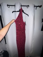 Pink Halter Maxi Dress Size Medium