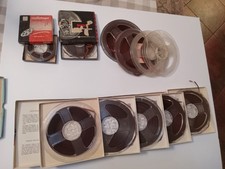 LOT of Reel To Reel Recording tapes SCOTCH 7" misc take up reels see pics