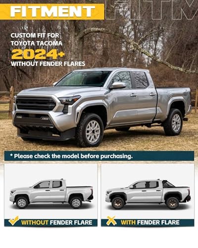 4PCS Truck Mud Flaps Fit for Toyota Tacoma 2024 2025 2026 SR SR5 TRD Sport  - Picture 2 of 6