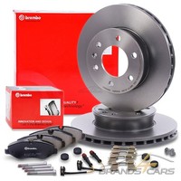 Brembo Bremsscheiben+BelÄGe Vorne FÜR Mercedes Sprinter 906 Vw Crafter 30-35
