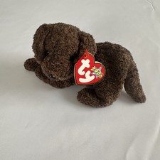 Ty Beanie Baby Fetcher The Dog Plush Stuffed Toy 4/27/2000 Brown Labrador