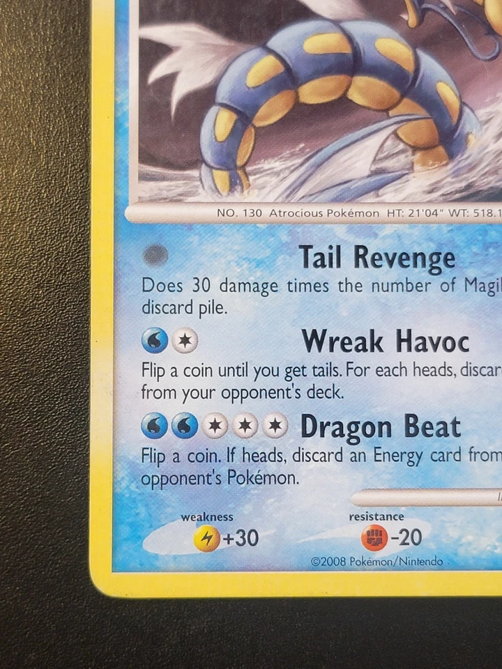 Gyarado 19/100 Ultra Rare Diamond & Pearl Stormfront Pokemon Card 2008 Non Holo  - Image 3 of 4