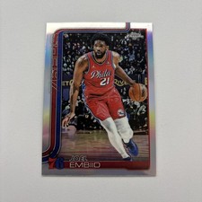 2025-26 Topps Chrome NBA #149 JOEL EMBIID REFRACTOR SP 76ERS mint 