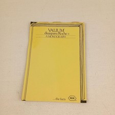Vintage Valuim Roche note pad yellow pharmacal AD collectable used read