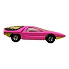 Vintage 1970 Matchbox Superfast No. 75 Alfa Carabo Pink Lesney England- RARE