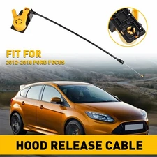 For 2012-2018 Ford Latch Focus Hood Release Pull Handle Lever Cable BM5116A770AC