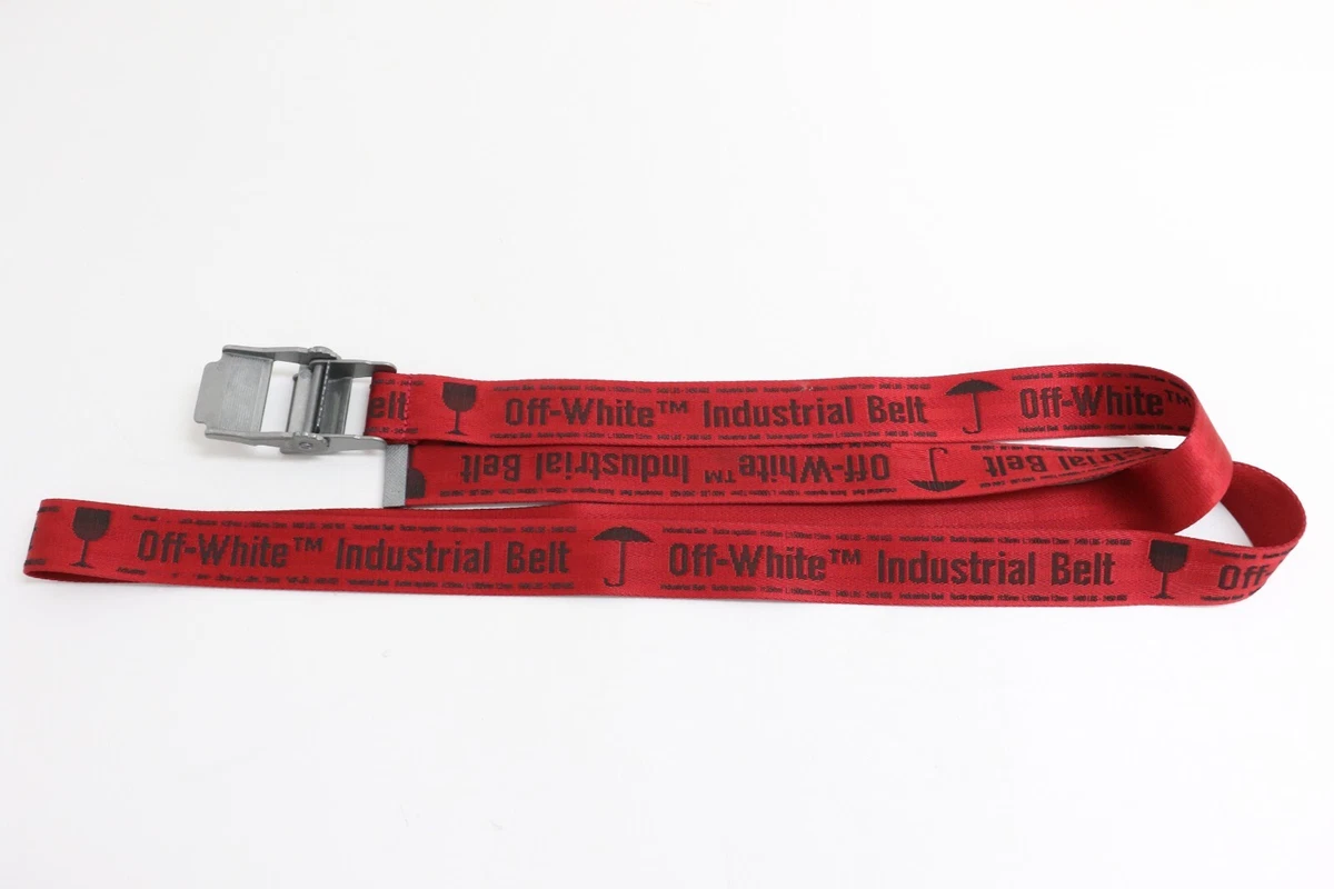 Off-White's Industrial Belt in Red